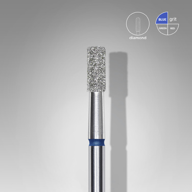 Expert διαμαντόφρεζα νυχιών κύλινδρος μπλε 2,5mm/6mm