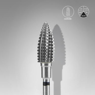 Expert φρέζα καρβιδίου κουκουνάρι μαύρο 6mm/14mm