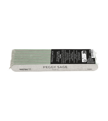 PS 10 λίμες νυχιών 2 όψεων (100/180) - ζέβρα