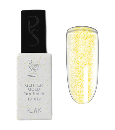 I-LAK top finish glitter gold 11ml