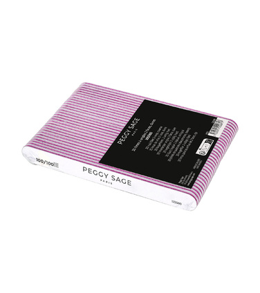 PS 30 λίμες νυχιών 2 όψεων (100/100) - άσπρες