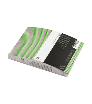 PS 30 λίμες νυχιών 2 όψεων μισοφέγγαρο (100/180) - ζέβρα