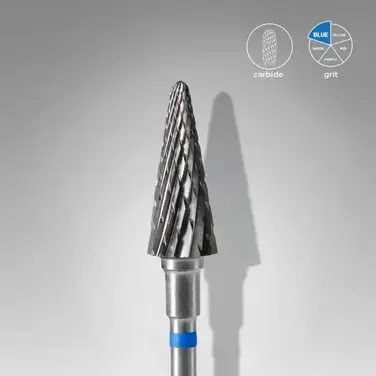 Expert φρέζα καρβιδίου κόλουρος κώνος μπλε 6mm/14mm