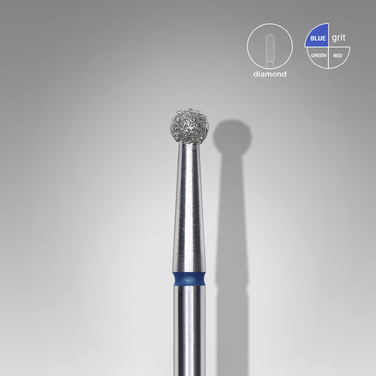 Expert διαμαντόφρεζα νυχιών μπίλια μπλε 2,7mm