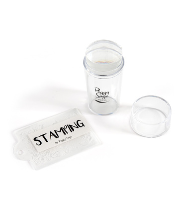 PS ξύστης & σφραγίδα nail stamping kit 2.0
