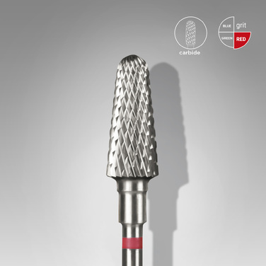 Expert φρέζα καρβιδίου κόλουρος κώνος κόκκινο 6mm/14mm